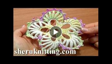 How to Do Crochet 5-Petal Flower