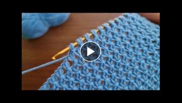 Super Very Easy Tunisian Knitting Model