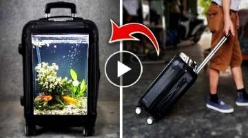 Recycle My Wife's Broken Suitcase Into A Beautiful Aquarium