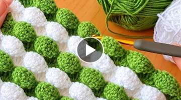Yapımı O kadar kolay muhteşem Örgü modeli yapılışı Knitting Crochet beybi blanket