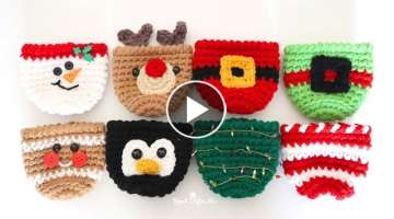Crochet Christmas Cups