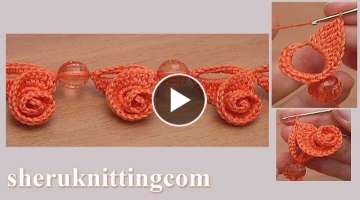 Crochet with Beads Belt