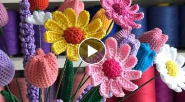 Crochet daisy flower tutorial beginner friendly
