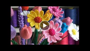 Crochet daisy flower tutorial beginner friendly