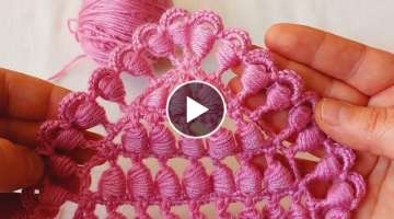 Bu şala bayılacaksınız-Super easy and wonderful women's crochet shawl making