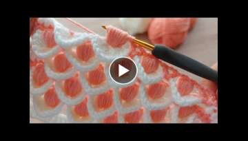 Super Easy Crochet Knitting Model   Tığ İşi Çok Güzel Harika Örgü Battaniye Çanta Yelek ...