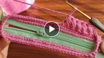 Wow!!! Super Easy Crochet Knitting - Çok Güzel Kullanışlı Heryerde Kullanacağınız Cüzdan...