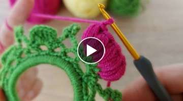 Super Easy Hair Clip Crochet Model How To Heir Clip