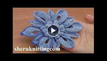 Crochet Flower For Irish Lace