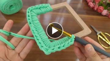 SO EASY EVERYONE CAN DO IT! ‼️ I crochet for the WOODEN HANDLE and I love the result!