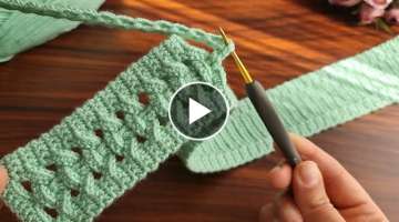 New perfect design! very easy eye-catching crochet knitting headband 