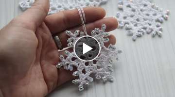 crochet snowflake 