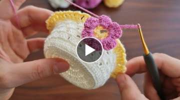 PERFECT Very stylish Very easy.Quick and easy crochet soap holder.Hızlı ve kolay tığ işi sa...