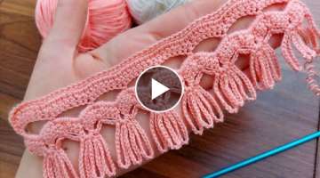 How to crochet knitting for curtain and