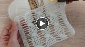 Tığ işi yapımı kolay fileli yazlık örgü modeli how to crochet knitting model