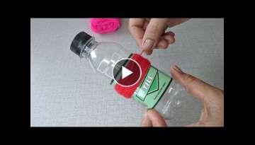 Amazing !! Perfect idea made of plastic bottles and wool - Recycling Craft Ideas - DIY Projects