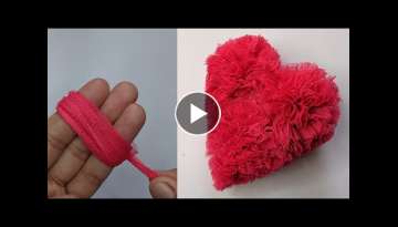 Super Easy Heart making Idea with fingers.How to Make Heart design idea.Amazing Valentine's Craft...
