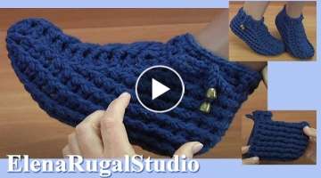 Crochet Socks SLIPPER PATTERN