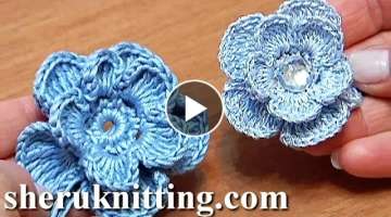 Crochet 3D Layered Flower