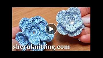 Crochet 3D Layered Flower