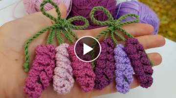 LAVANTA ÖRGÜ ÇİÇEK MODELİ YAPIMI Crochet Lavender knitting