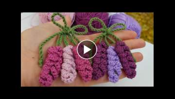LAVANTA ÖRGÜ ÇİÇEK MODELİ YAPIMI Crochet Lavender knitting