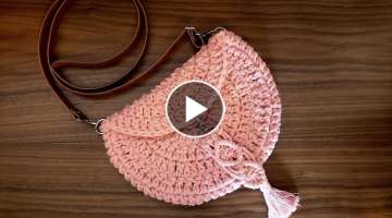 Bolsa de Crochê - Como Fazer Uma Bolsa de Crochê - Tutorial de Crochê - Crochet Bag - DIY - Cr...