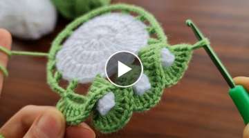 AMAZİNG Super Easy Crochet Knitting Motif Bu Model Çok Güzel Oldu Tığ İşi Örgü Motif Ya...