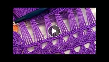 Oh my GOD, what a beauty! Quick and elegant crochet stitch