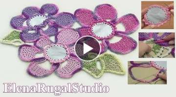 How to Crochet Beautiful Irish Lace Composition