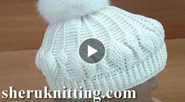 How to Do Crochet Leaf Stitch Hat