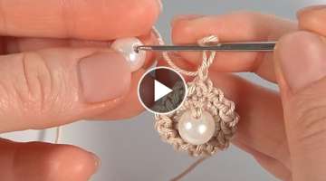 GRAB the Yarn and Hook/Simple BEAUTY/Crochets in a Few Minutes, but Looks GREAT/Crochet with BEAD...