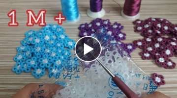Super Easy Beautiful Motif Crochet Knitting Model 