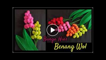 Amazing Woolen Flower Making Idea || How to Make Beautiful Flower from Wool Yarn