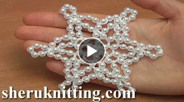 How to Make Crochet Beaded Snowflake