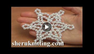 How to Make Crochet Beaded Snowflake