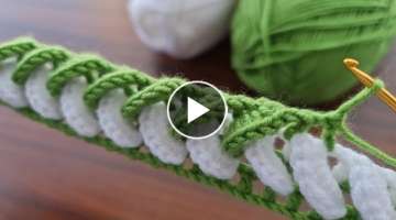Super Easy Crochet Tunisian Knitting Model