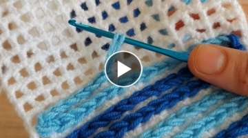 Tığ işi fileli kolay örgü lif yelek battaniye modeli how to crochet model