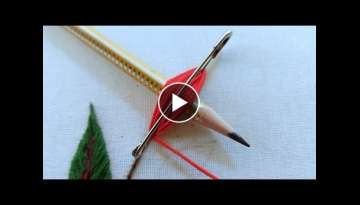 Most beautiful 3D flower design with easy trick|latest hand embroidery