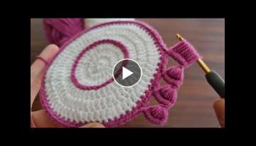 Super beautiful motif crochet knitting model 