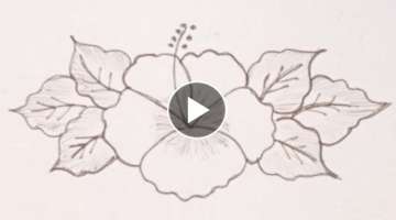 Hand embroidery simple & beautiful flower design tutorial, Gorgeous flower embroidery_easy stitch...
