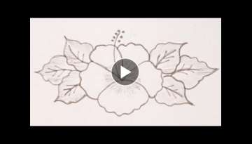 Hand embroidery simple & beautiful flower design tutorial, Gorgeous flower embroidery_easy stitch...