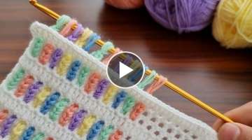 Super Easy Beautiful Crochet Knitting ✔ Çok Güzel Tığ İşi Örgü Modeli ❤