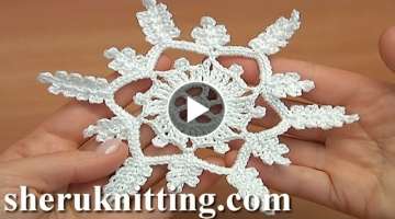 How to Crochet 6-Pointed Showflake