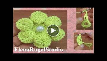 EASY CROCHET Flower/Crochet Unusual String Petal