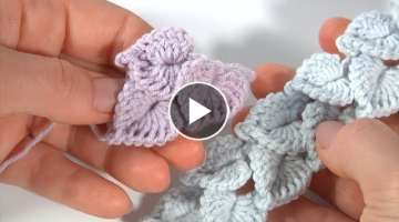 You Should Want To Try Immediately/CROCHET LEAF-HEART/3D Crochet Patterns #3dcrochet