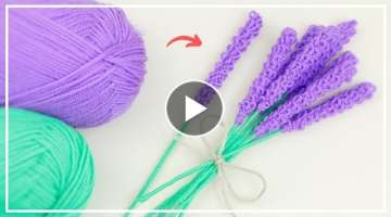 Easy Lavender Flower Making Idea -DIY