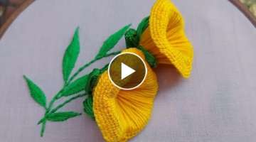 3D Kaner flower design with new trick|super easy flower design 2022