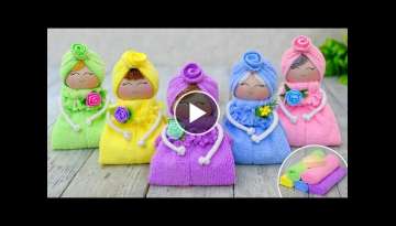  Fragrant dolls with the scent of your favorite soap Quick gifts From soap and towels