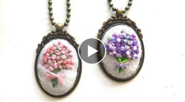 How To Embroider A Floral MİNİ - Easy For Beginners